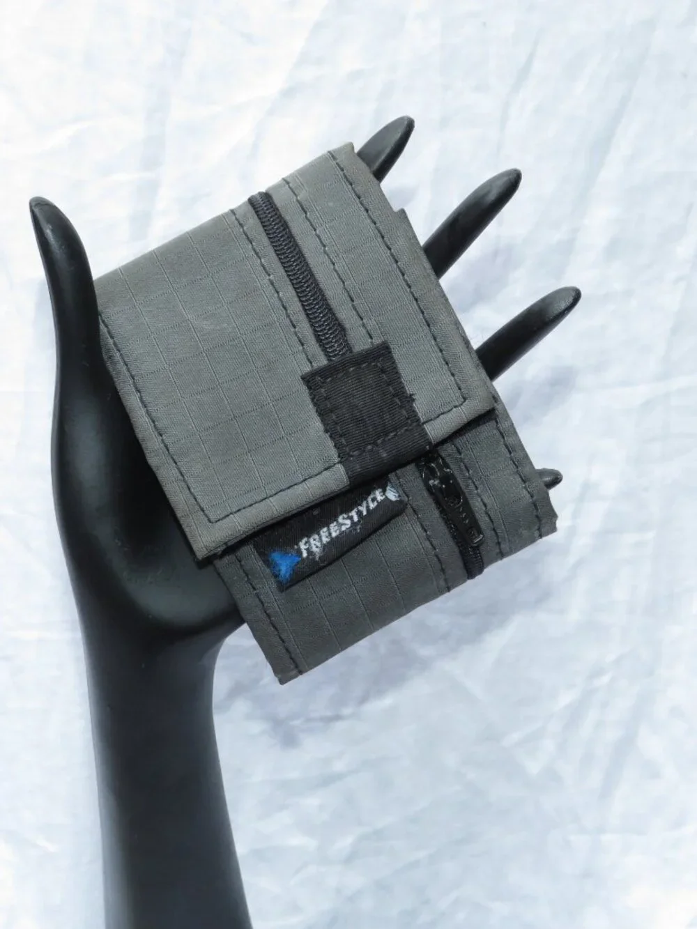 Forestyx Tactical Ankle Wallet EDC Pouch military Gray Ripstop Zippered Conceal